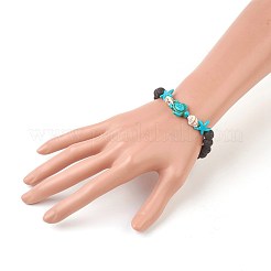 Бусины из натуральной лавы BJEW-JB03989