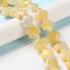 Природный Топаз нефрита бисер нитей G-K357-C01-01