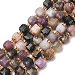 Fili di perle di tormalina multicolore naturale&nbsp;GG-CBAC972-A03-01