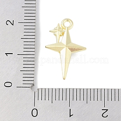 Подвески из сплава с кристаллами и стразами&nbsp;PALLOY-F018-18G-01