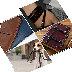 Плоским пу кожаный шнур WL-WH0004-09E