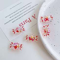 Прозрачные акриловые бусины OACR-E025-07