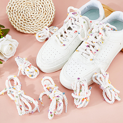 4 пара хлопковых шнурков в радужную точку&nbsp;FIND-FH0012-03B