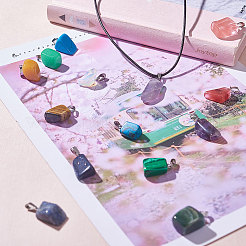 Природные и синтетические смешанные каменные подвески G-SC0001-02P