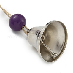 Ornements suspendus en forme de cloche en fer&nbsp;HJEW-JM02461