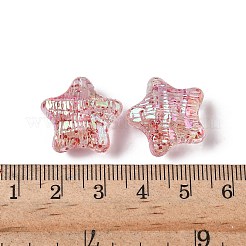 Уф-покрытие прозрачные акриловые бусины&nbsp;OACR-G051-01F