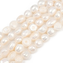 Нити из натурального культивированного пресноводного жемчуга PEAR-P064-20K-01A-01