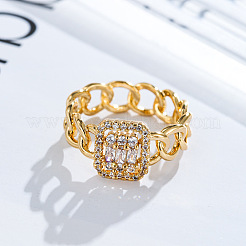 Кольца из латуни с микропаве&nbsp;FS-WGF0A01-06