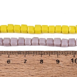 Fili di perline di vetro di stili misti&nbsp;GLAA-R041-4x4mm-M01