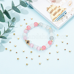 150шт 3 стильные латунные бусины KK-BBC0012-08