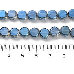 Стеклянные бусины с гальваническим покрытием &nbsp;EGLA-C010-01A-PL01