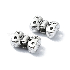 Сплавочные овальные бусины тибетского стиля  TIBEB-F065-07AS-01