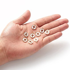 Подвески из эмалевого сплава с покрытием из легкого золота&nbsp;ENAM-R136-18