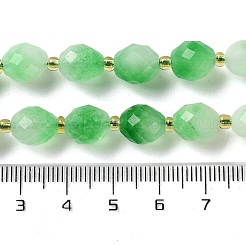 Природные окрашенные белого нефрита нитей бисера G-N342-149A-01