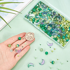 Прозрачные стеклянные бусины смешанного стиля&nbsp;GLAA-SC0002-18A