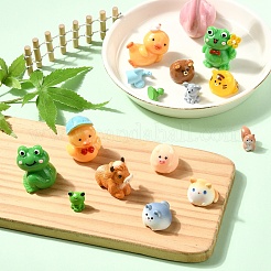 15шт 15 стиля смоляные 3D фигурки животных&nbsp;RESI-YW0001-94