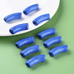Perles acryliques craquelées opaques&nbsp;X1-MACR-S372-001N-013