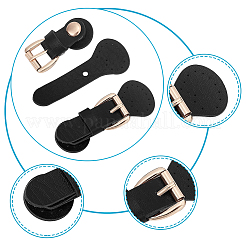 6 комплект 3-х цветных замков для кошельков из искусственной кожи DIY-WR0003-63