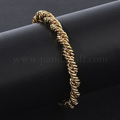 Bracciali a catena a corda tonda in acciaio inossidabile 304 da 6 mm&nbsp;SA-CBA2696-25G