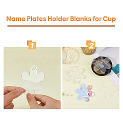 10шт акриловые большие подвески&nbsp;OACR-DC0001-23B