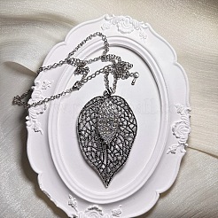 Винтажные подвески в виде листьев из сплава с кристаллами и стразами для женщин.&nbsp;ET3744