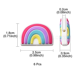 Пищевые экологически чистые силиконовые фокусные бусины SIL-YW0001-04E