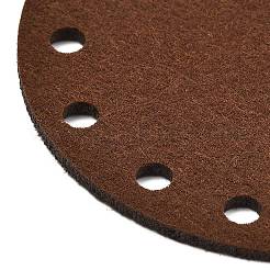 Feutre plat rond&nbsp;DIY-WH0250-76B
