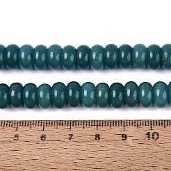 Chapelets de perles de jade blanche naturelle&nbsp;G-Q613-01F-09