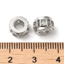 Стойки обшивки латунь кубического циркония бусы&nbsp;KK-Z033-24P