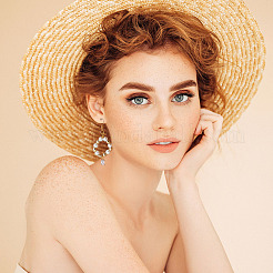 60шт 2 цвета латунные бусины&nbsp;KK-AR0002-82