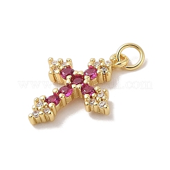 Стойки обшивки латунь микро проложить Циркон подвеску KK-Z047-08G-02-RS