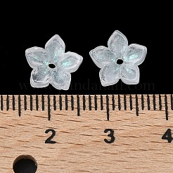 Embouts de perles de verre teints et chauffés&nbsp;GLAA-Z019-02I