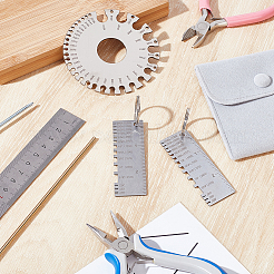 2 набор инструментов для измерения калибра проволоки из нержавеющей стали&nbsp;DIY-GA0007-71