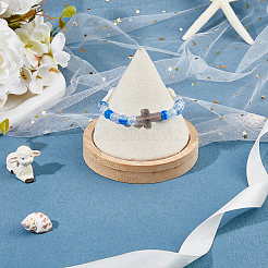 249 шт. непрозрачные акриловые бусины с эффектом кракле OACR-DC0001-12