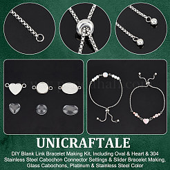 DIY-Set zur Herstellung von Blanko-Gliederarmbändern&nbsp;DIY-UN0005-26