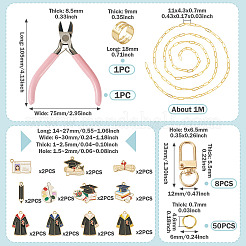 Kit de fabrication de porte-clés de bricolage&nbsp;DIY-TA0016-28