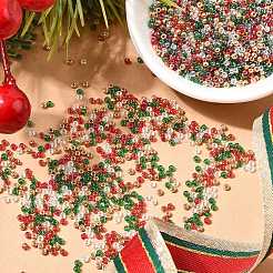 4 цвет 11/0 рождественских круглых бисерных бусин Miyuki&nbsp;SEED-X0058-18