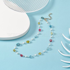 Ионное покрытие (ip) 316 хирургическая нержавеющая сталь скрепки цепи ожерелья NJEW-JN04284