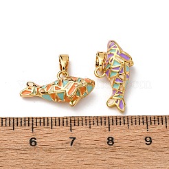 Латунь эмаль подвески&nbsp;KK-K305-01G