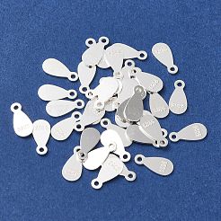 925 goutte d'extension de chaîne en argent sterling&nbsp;STER-G040-01B