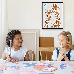 Große wiederverwendbare Zeichenschablonen aus Kunststoff&nbsp;DIY-WH0202-391