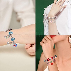 Медные браслеты европейского стиля KK-SC0001-12P