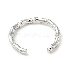 Кольцо-манжета в форме бамбука из нержавеющей стали 304 RJEW-I085-07P