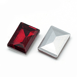 Заостренные заднее стекло горный хрусталь кабошоны RGLA-T031-6x8mm-05