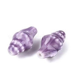 Perles de porcelaine vintage faites à la main&nbsp;PORC-Q006-08H