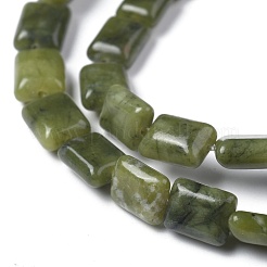 天然中国南部翡翠ビーズ連売り  直方体の  8x5.6~6x2.5~4mm  穴：1mm  約44~52個/連  14.96~15.74インチ（38~40cm）&nbsp;G-Z006-B07