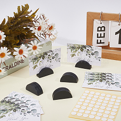 20 porte-cartes de visite en bois de pin&nbsp;DJEW-GA0001-77A