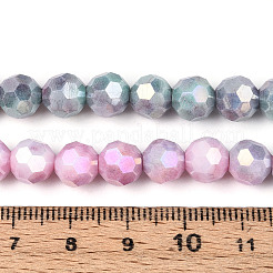 Fili di perle di vetro galvanizzate anti-ossidazione&nbsp;EGLA-T021-8mm-15-06