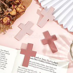 4шт 2 цвета кожаные закладки AJEW-CP0003-82C