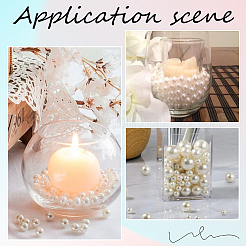 150 шт. 3 стиля АБС пластик имитация жемчуга круглые бусины KY-SP0001-63B